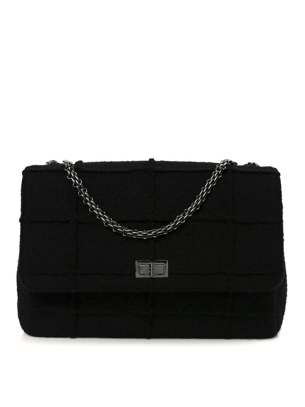 Chanel Wool Jumbo Chocolate Bar #250237C19B
